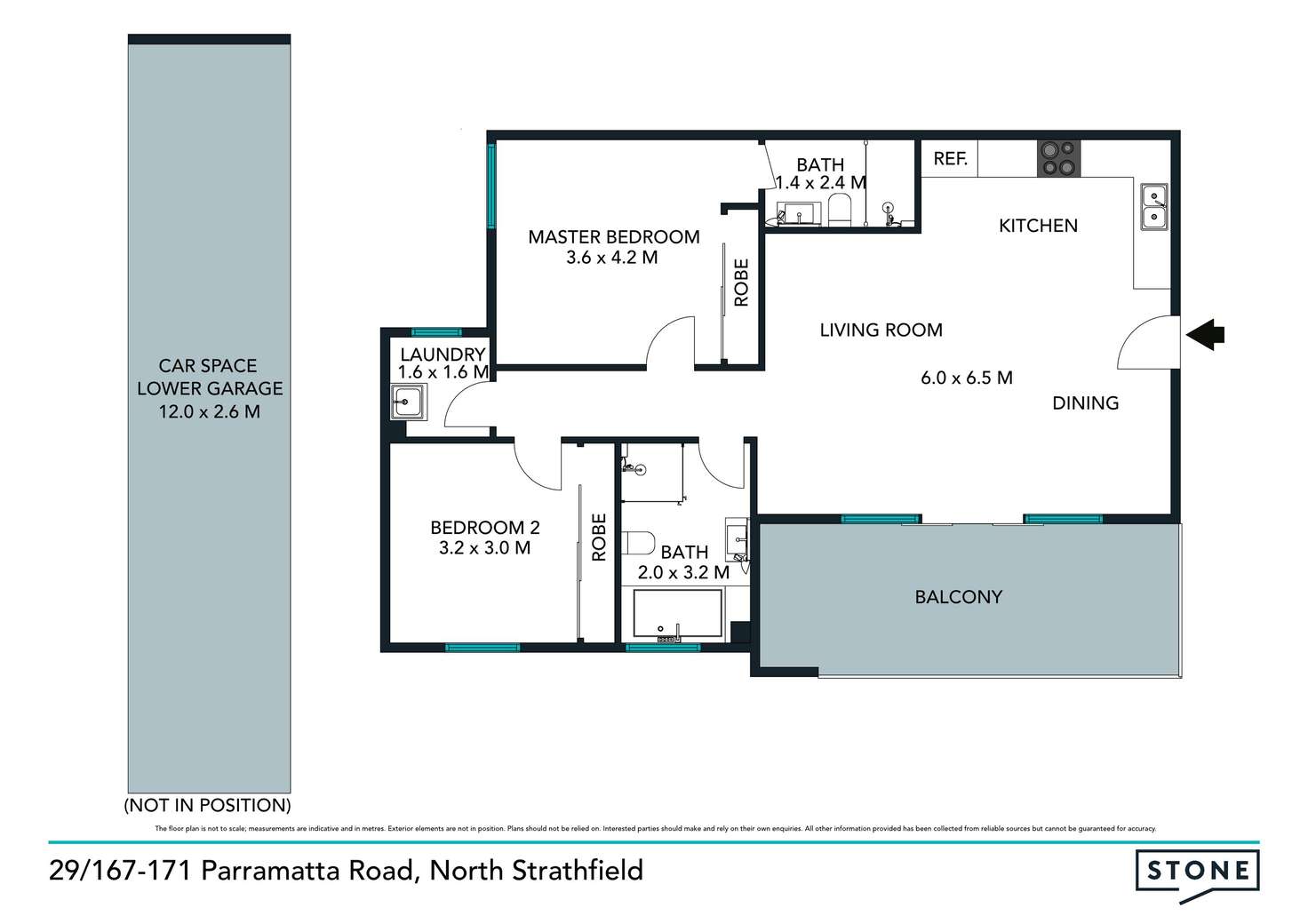 Floorplan of Homely apartment listing, 29/167-173 Parramatta Road, North Strathfield NSW 2137