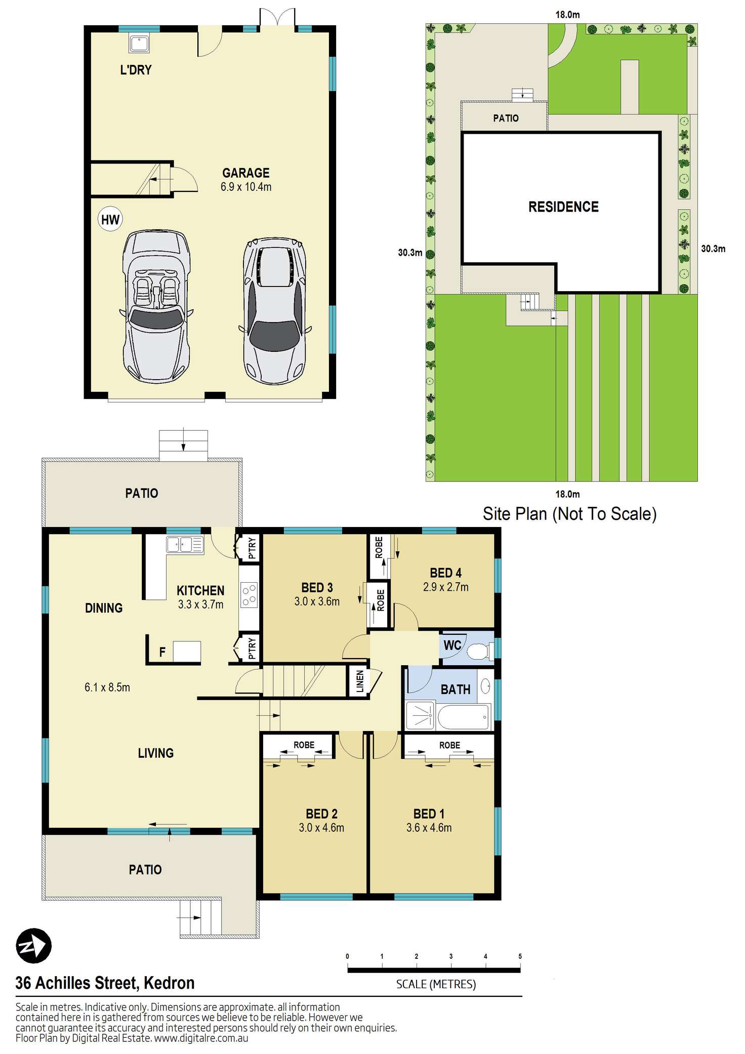 Floorplan of Homely house listing, 36 Achilles Street, Kedron QLD 4031