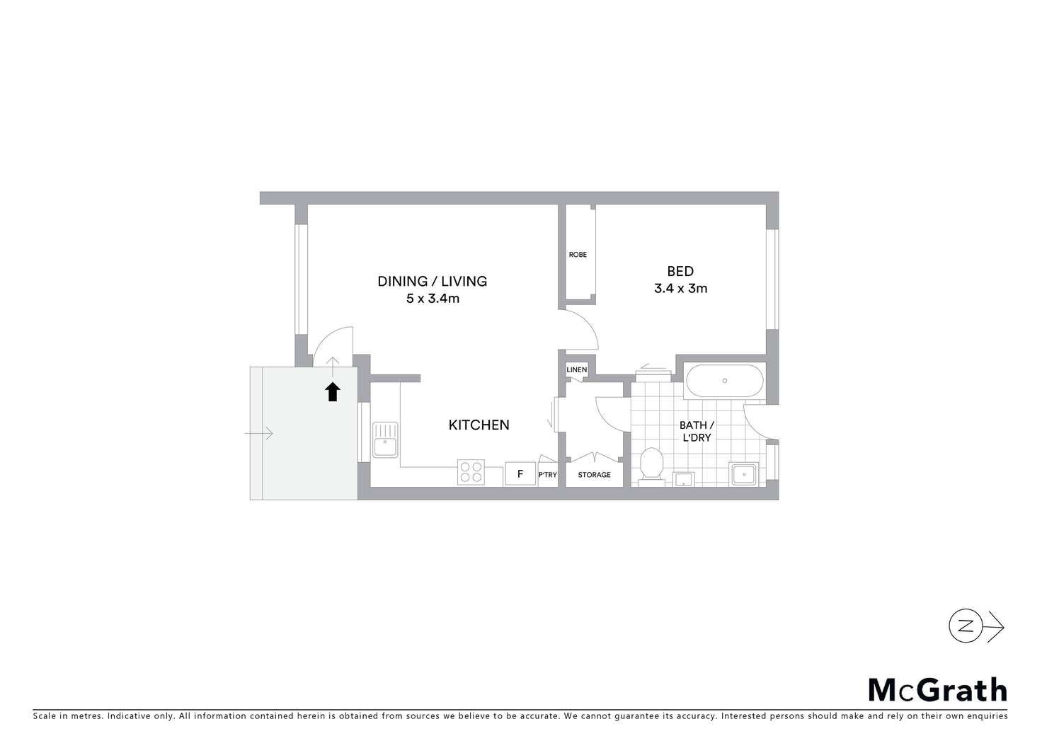 Floorplan of Homely villa listing, 16/322 Willarong Road, Caringbah South NSW 2229