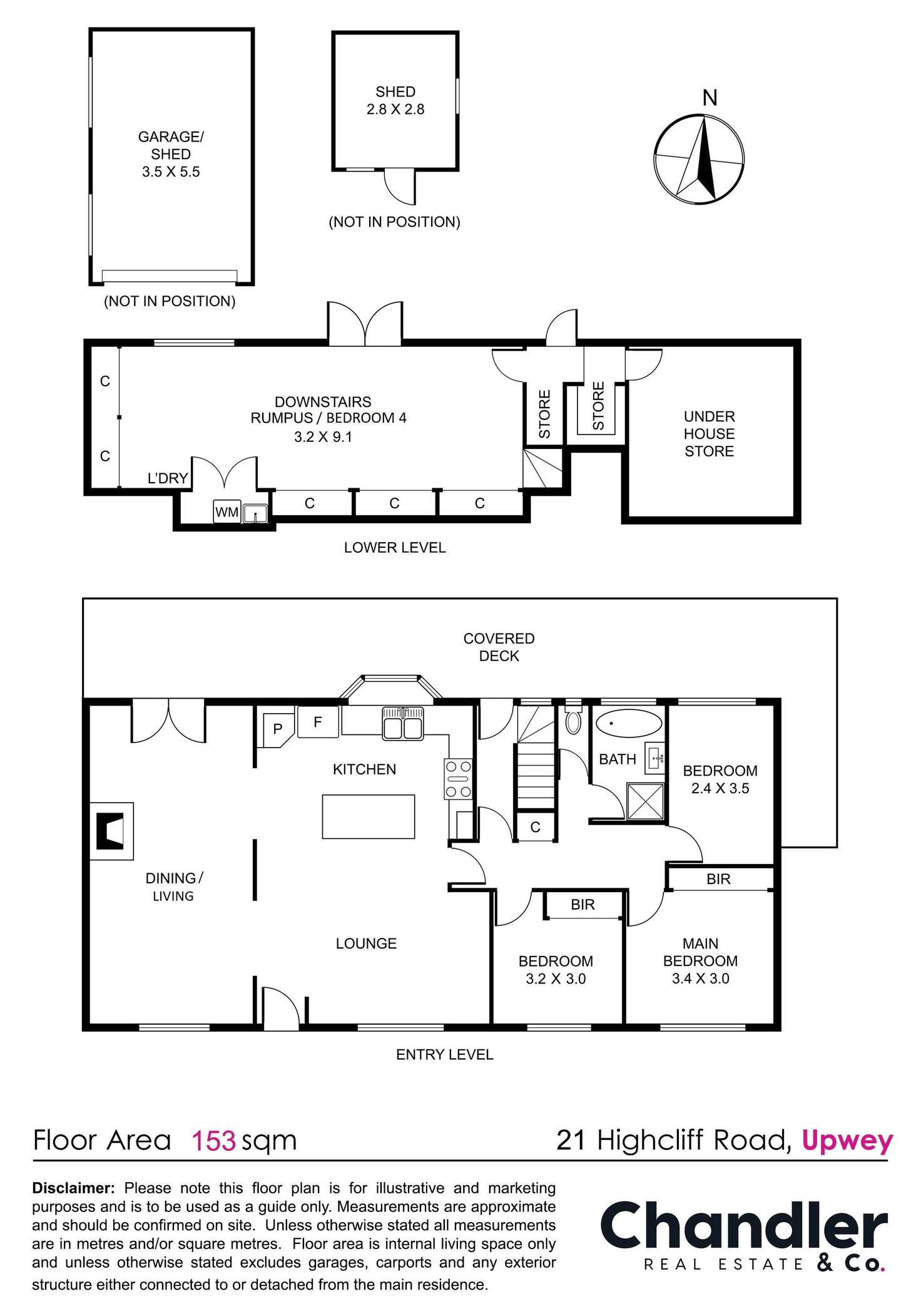 Floorplan of Homely house listing, 21 Highcliff Road, Upwey VIC 3158