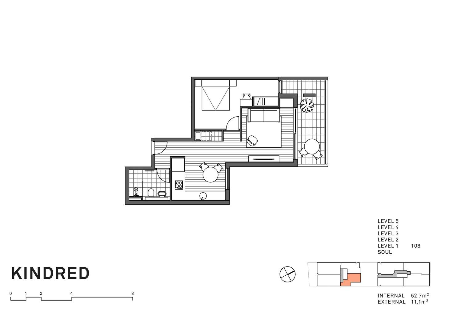 Floorplan of Homely apartment listing, 108/326 Marrickville Road, Marrickville NSW 2204
