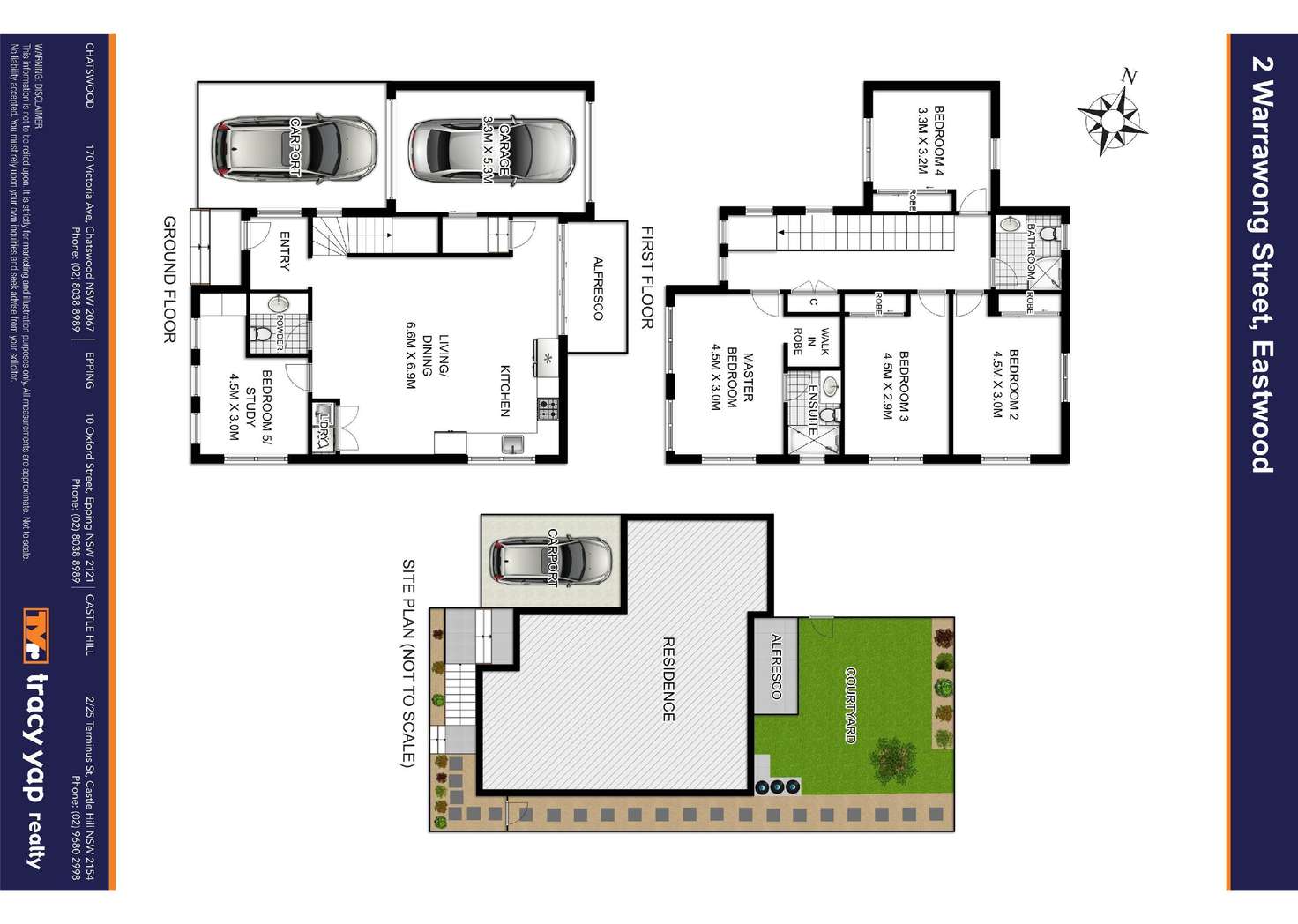 Floorplan of Homely semiDetached listing, 2 Warrawong Street, Eastwood NSW 2122