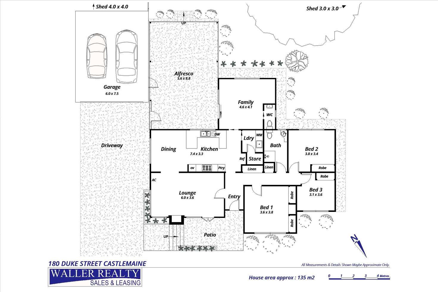 Floorplan of Homely house listing, 180 Duke Street, Castlemaine VIC 3450