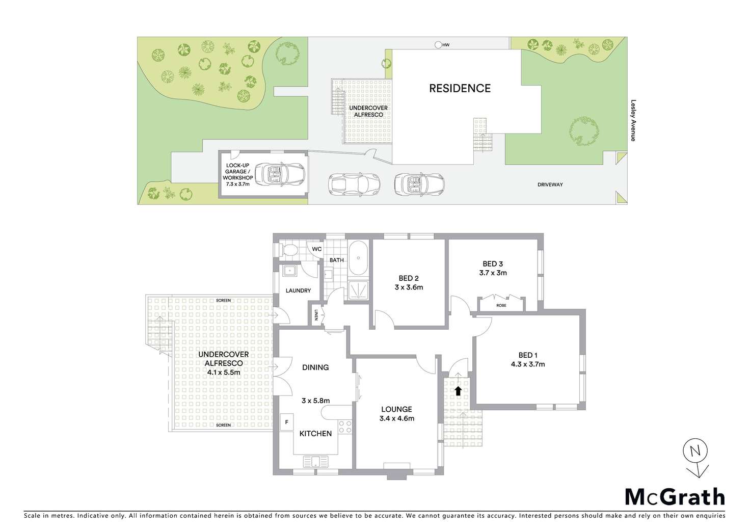 Floorplan of Homely house listing, 1 Lesley Avenue, Revesby NSW 2212