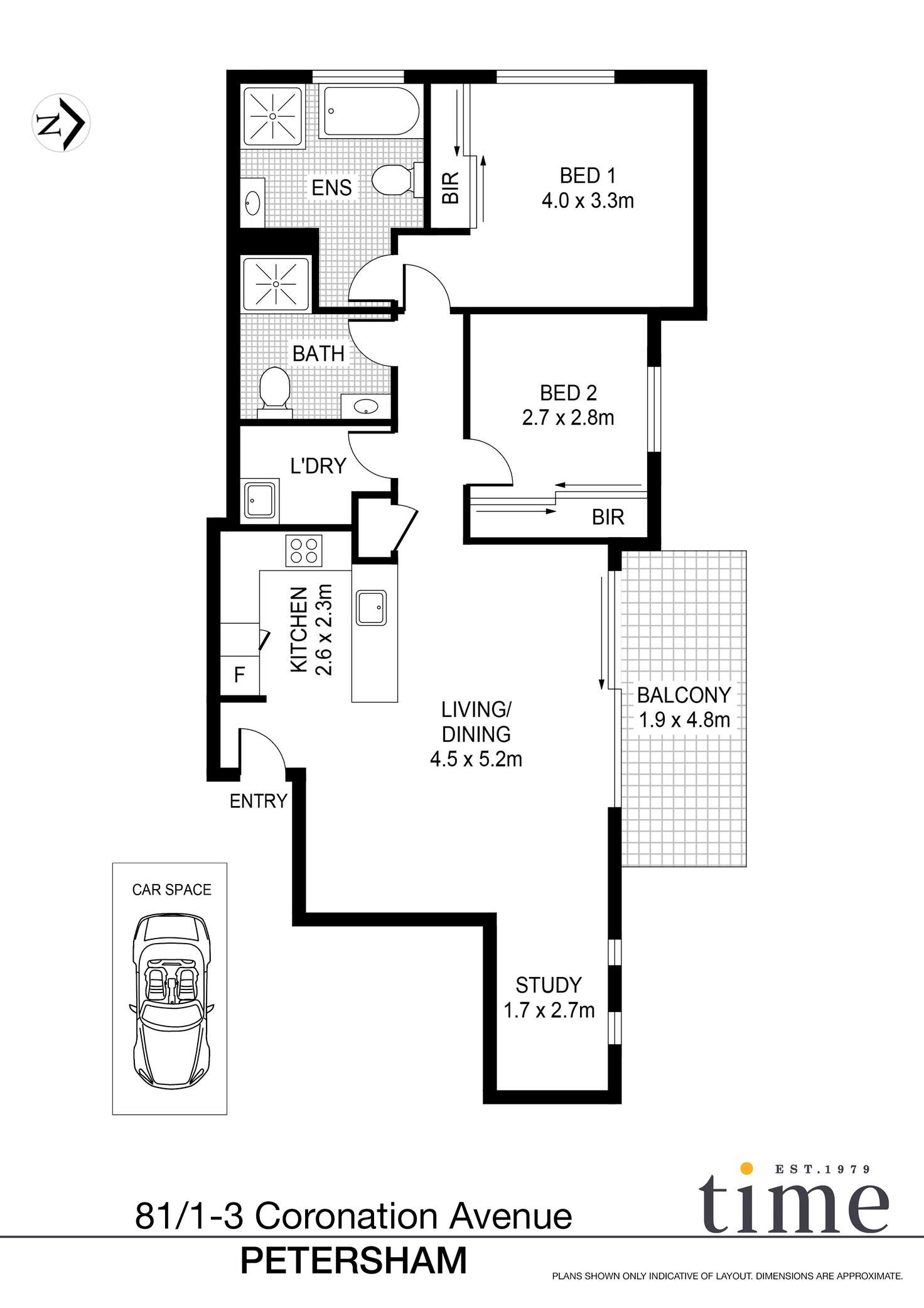 Floorplan of Homely apartment listing, 81/1-3 Coronation Avenue, Petersham NSW 2049