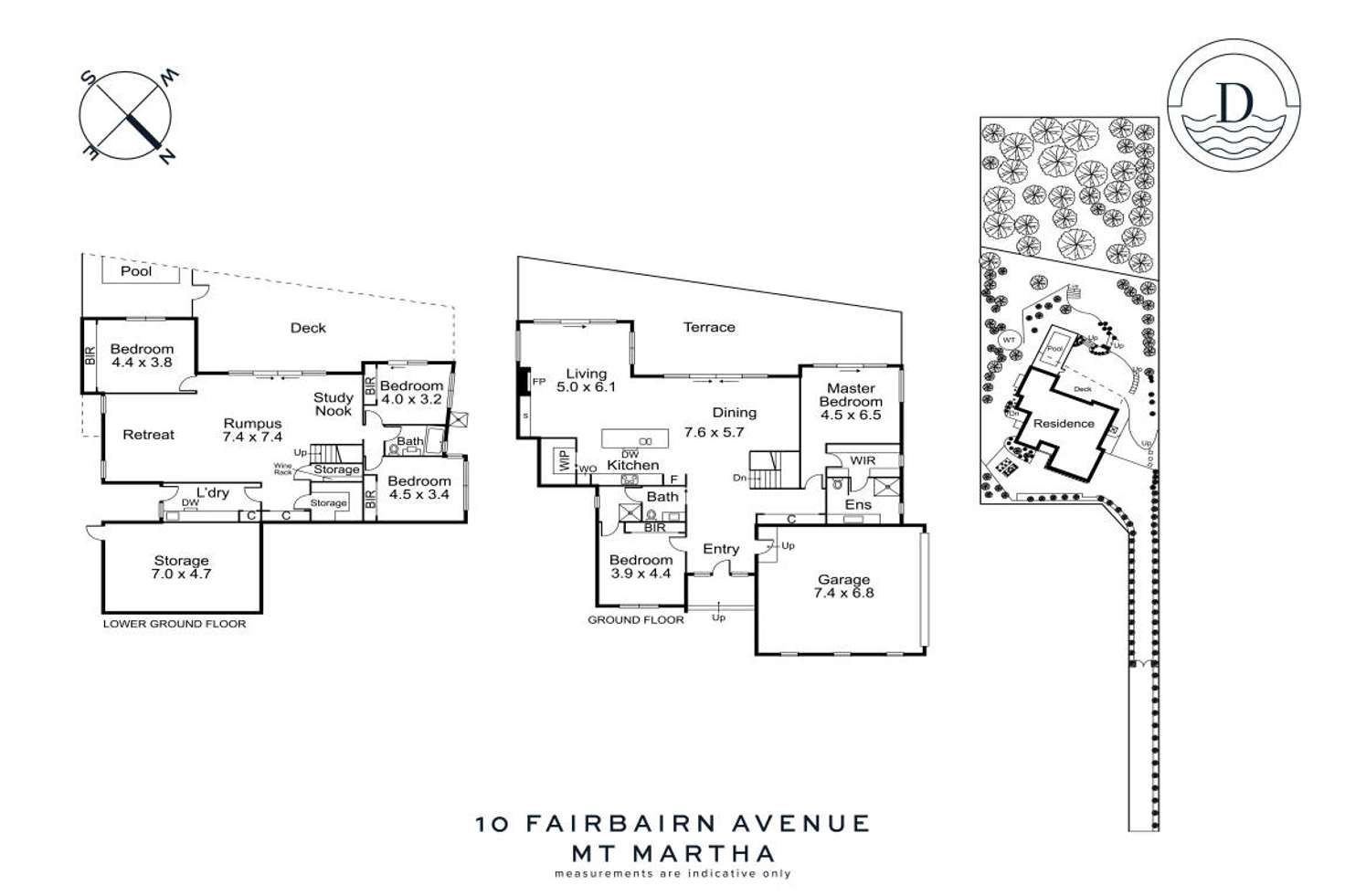 Floorplan of Homely house listing, 10 Fairbairn Avenue, Mount Martha VIC 3934