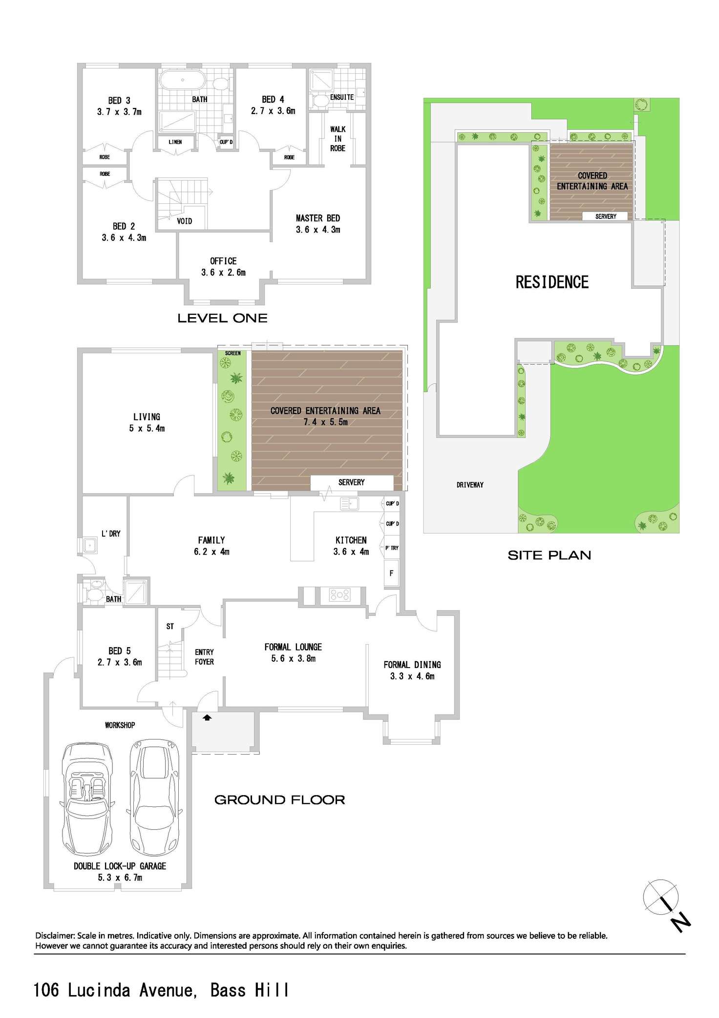 Floorplan of Homely house listing, 106 Lucinda Avenue, Bass Hill NSW 2197