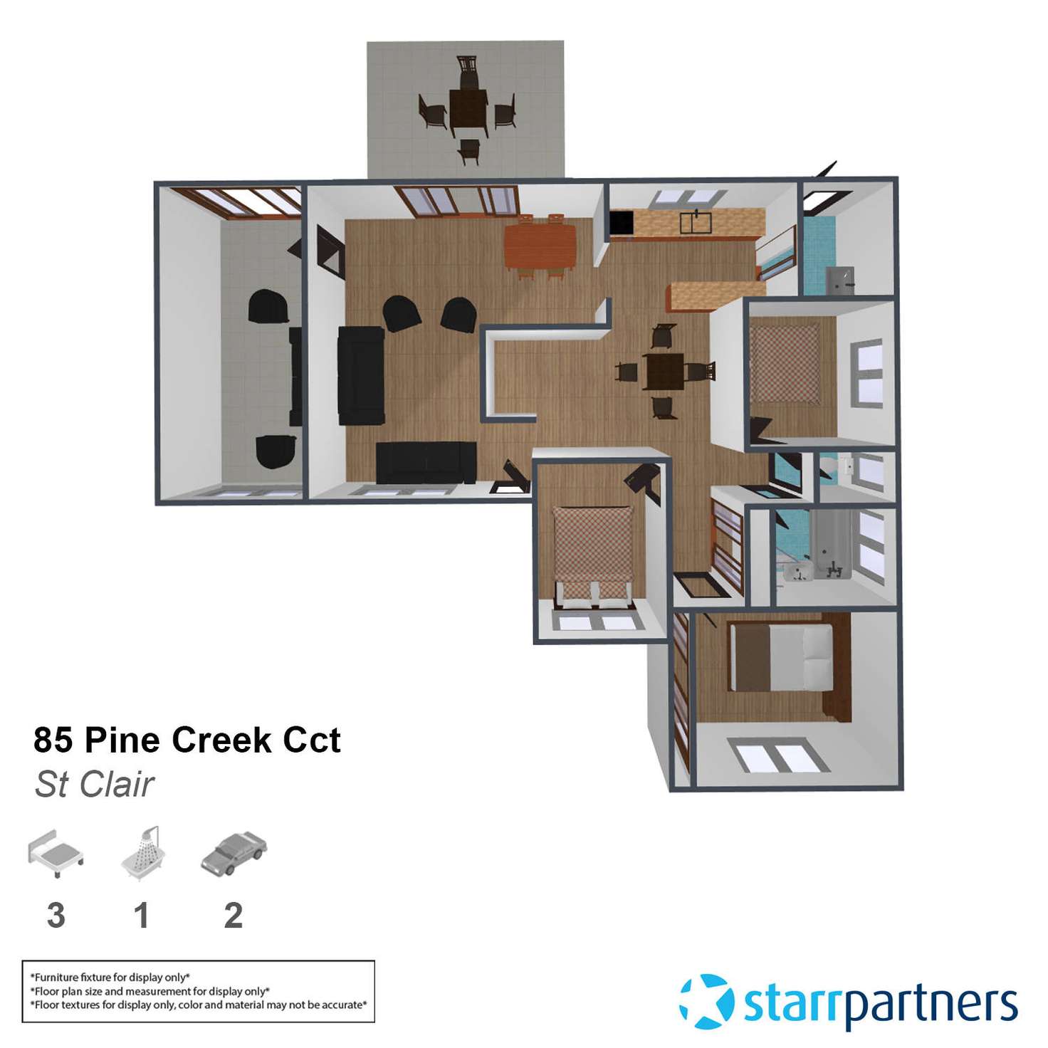 Floorplan of Homely house listing, 85 Pine Creek Circuit, St Clair NSW 2759
