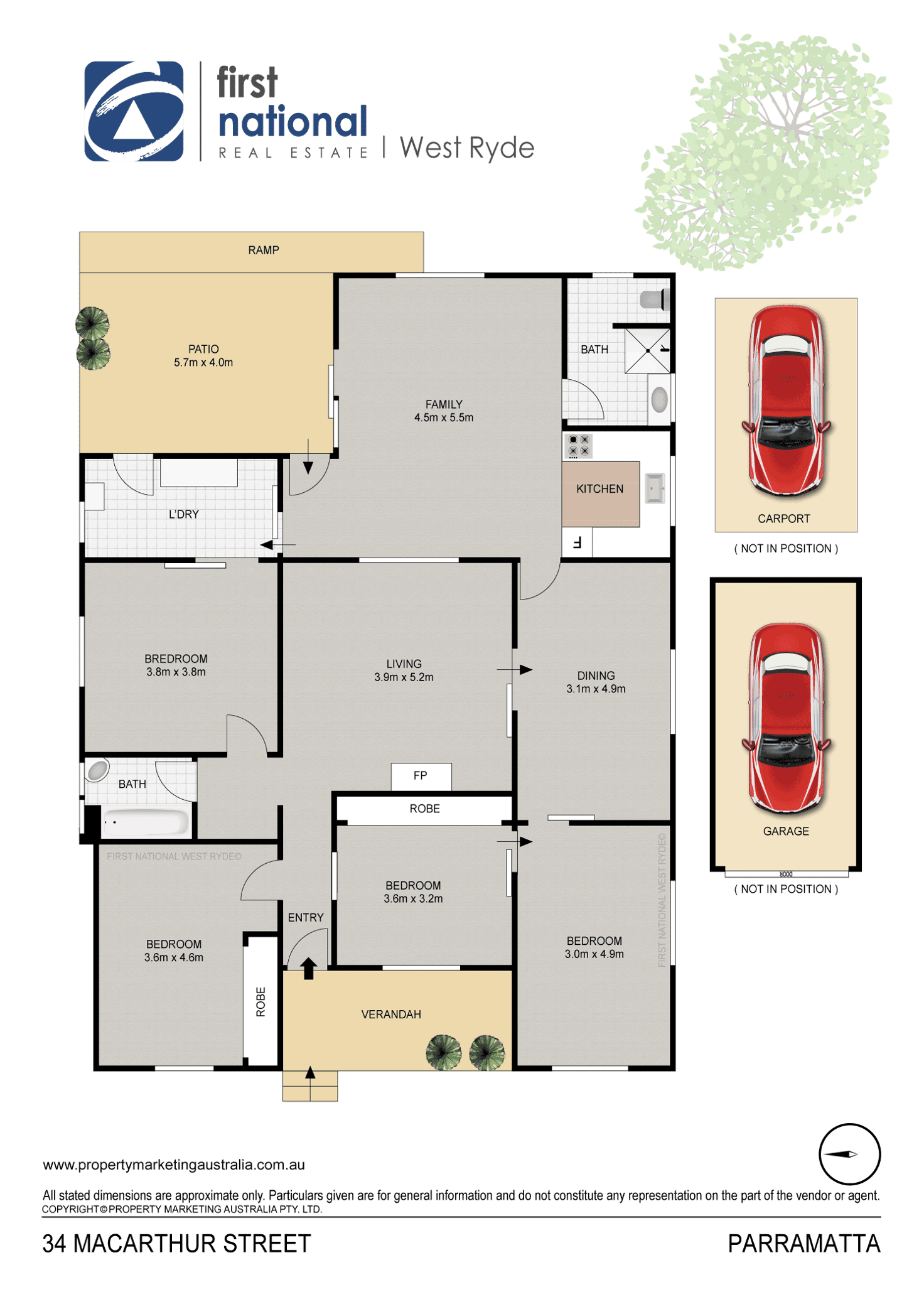 Floorplan of Homely house listing, 34 MacArthur Street, Parramatta NSW 2150