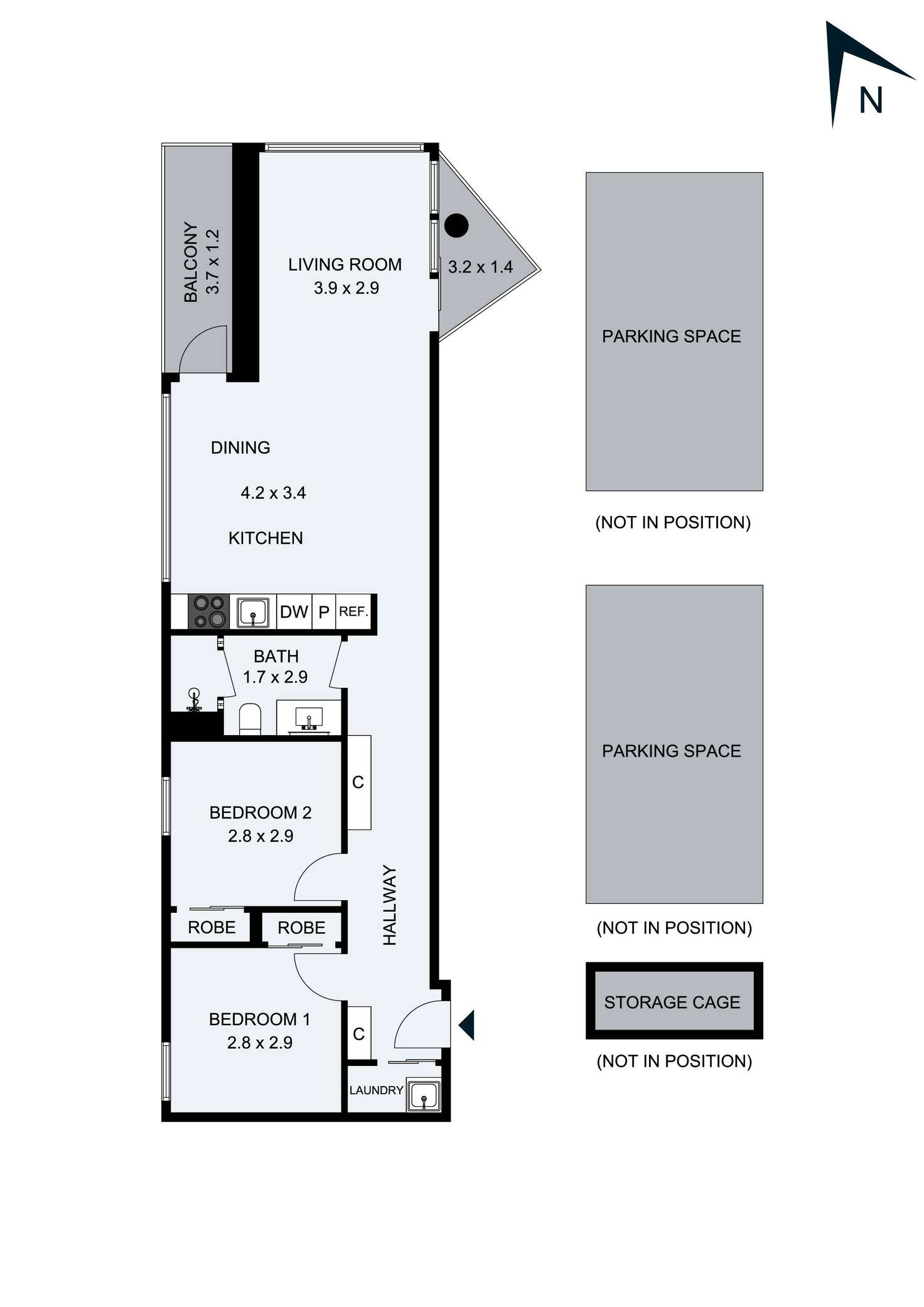 Floorplan of Homely apartment listing, 2109/8 Marmion Place, Docklands VIC 3008