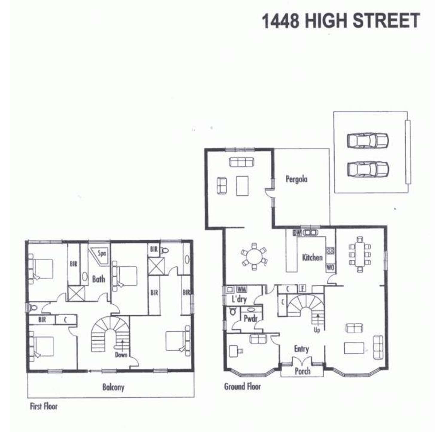 Floorplan of Homely house listing, 1448 High Street, Glen Iris VIC 3146