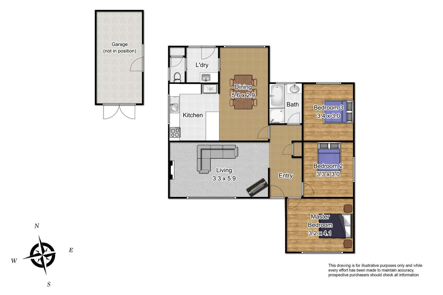 Floorplan of Homely house listing, 29 Moodemere Street, Noble Park VIC 3174