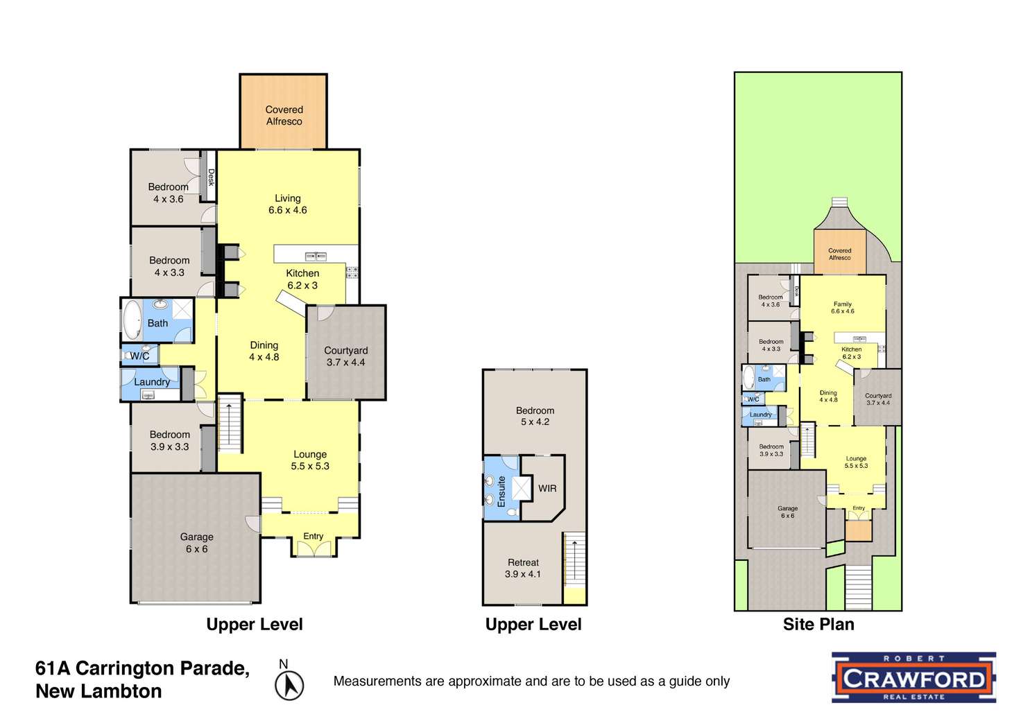 Floorplan of Homely house listing, 61a Carrington Parade, New Lambton NSW 2305