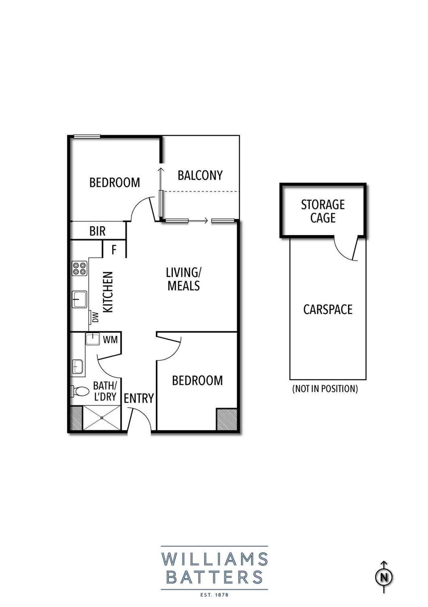 Floorplan of Homely apartment listing, 203/140 Cotham Road, Kew VIC 3101