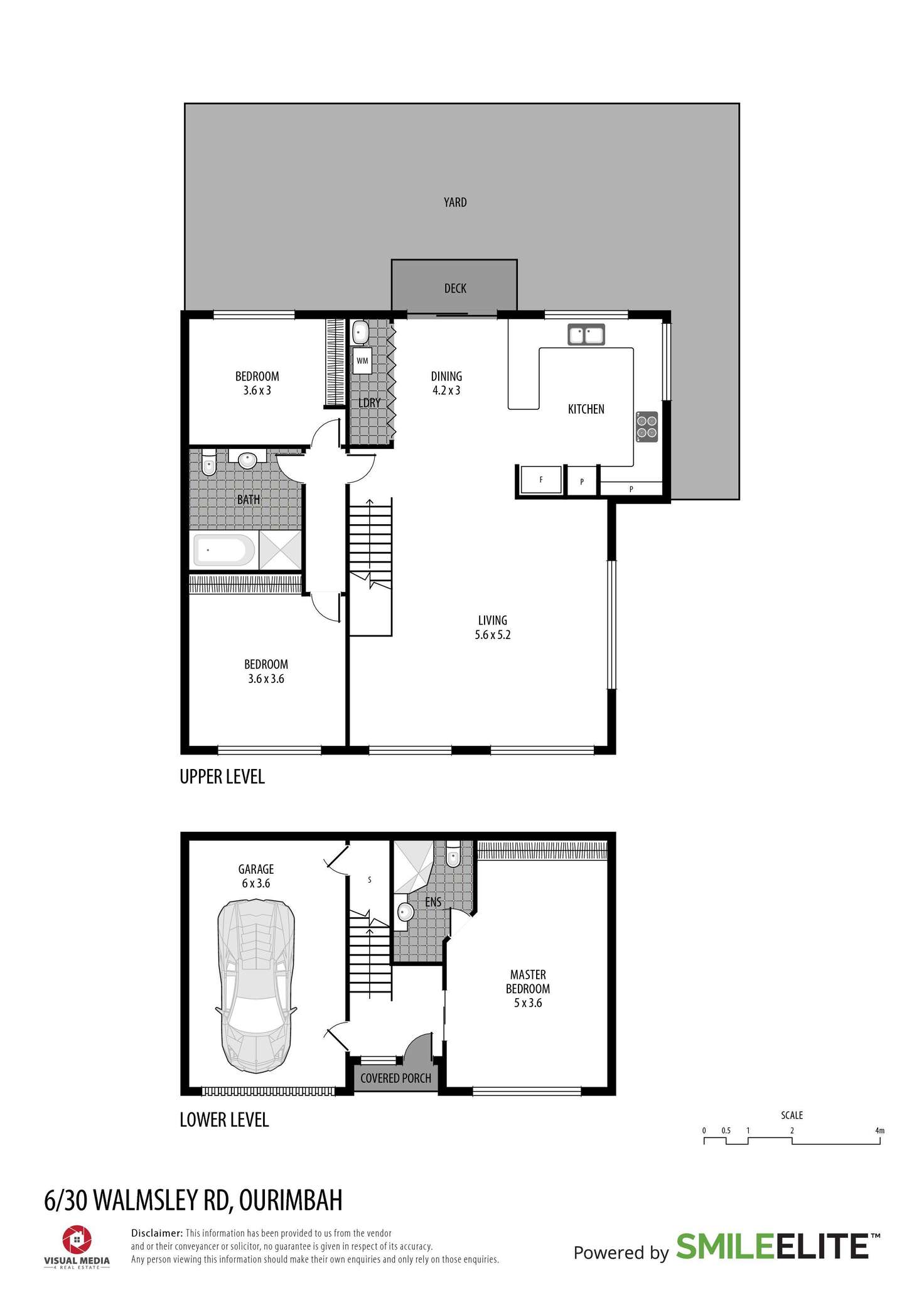 Floorplan of Homely townhouse listing, 6/30 Walmsley Road, Ourimbah NSW 2258