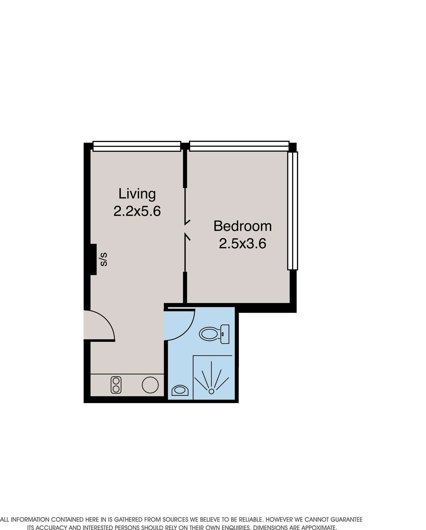 Floorplan of Homely apartment listing, 702/268 Flinders Street, Melbourne VIC 3000