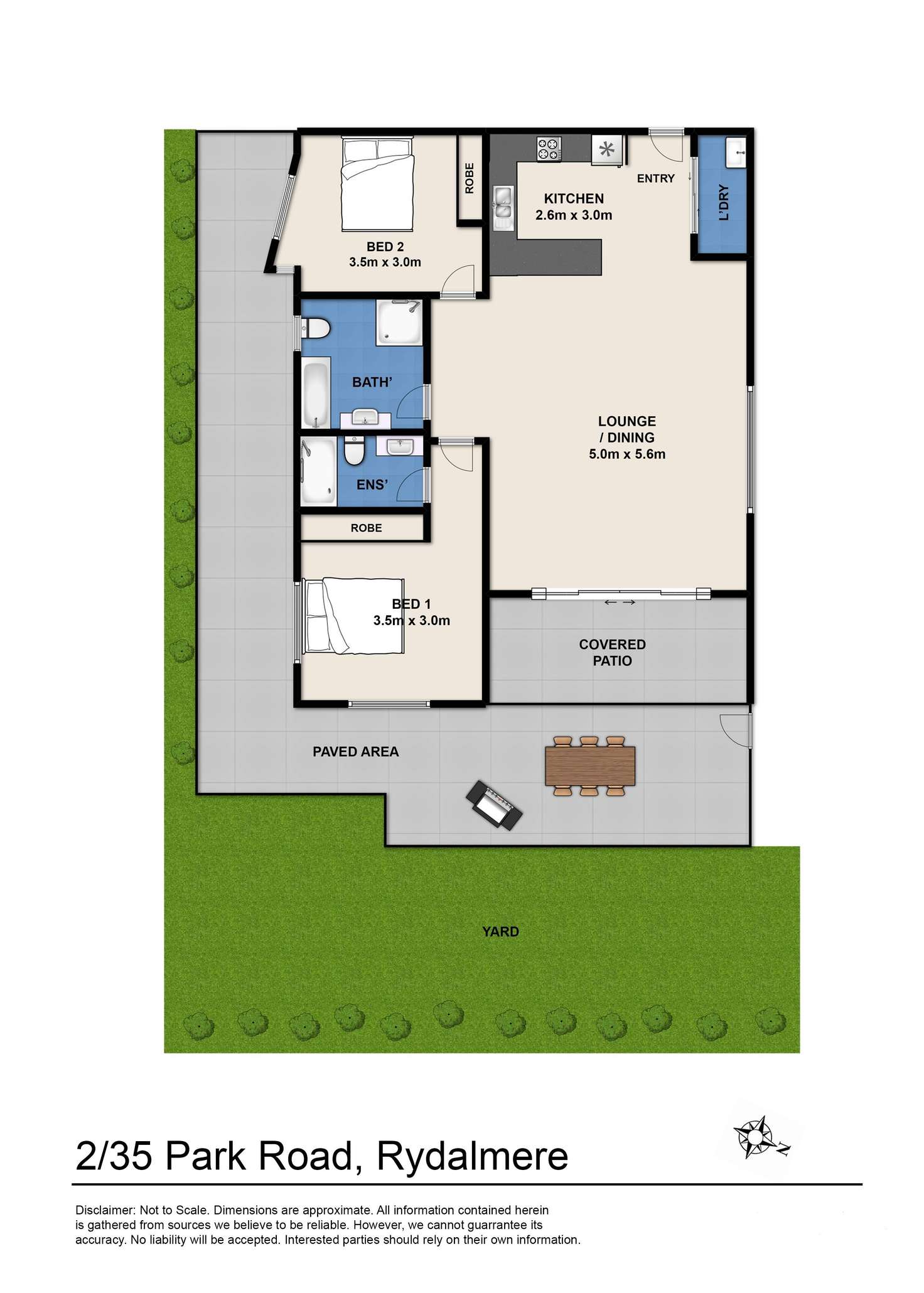 Floorplan of Homely apartment listing, 02/35 Park Road, Rydalmere NSW 2116