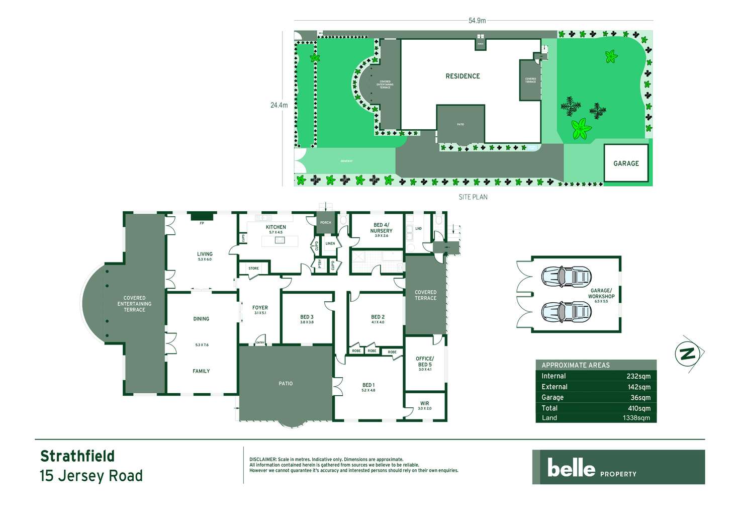 Floorplan of Homely house listing, 15 Jersey Road, Strathfield NSW 2135