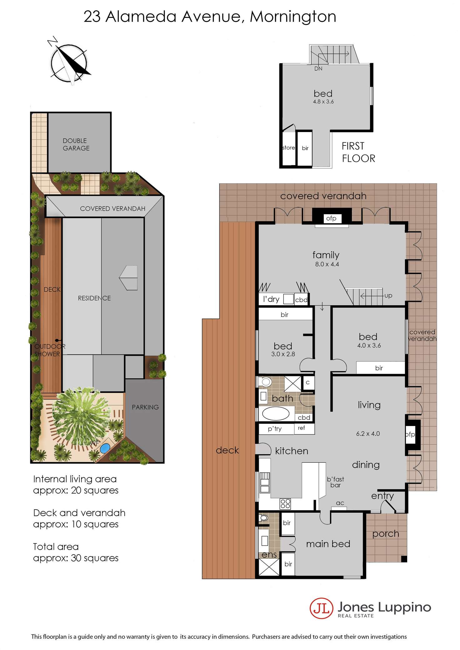 Floorplan of Homely house listing, 23 Alameda Avenue, Mornington VIC 3931