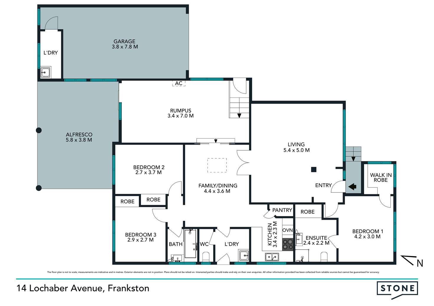 Floorplan of Homely house listing, 14 Lochaber Avenue, Frankston VIC 3199
