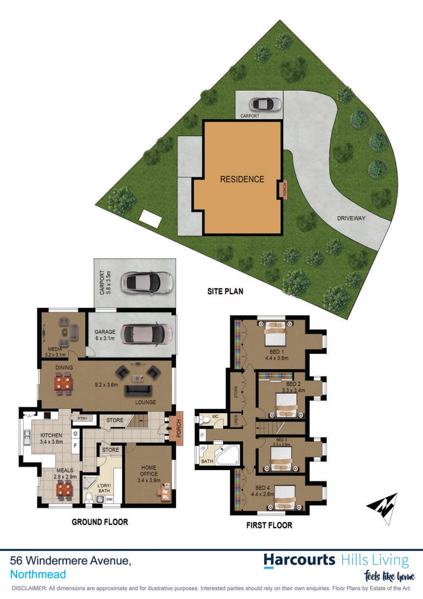 Floorplan of Homely house listing, 56 Windermere Avenue, Northmead NSW 2152