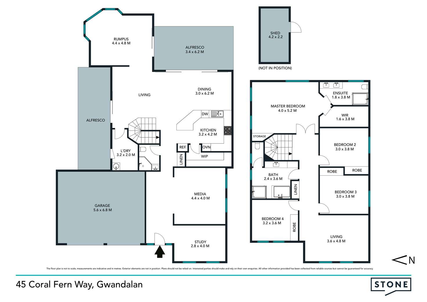 Floorplan of Homely house listing, 45 Coral Fern Way, Gwandalan NSW 2259