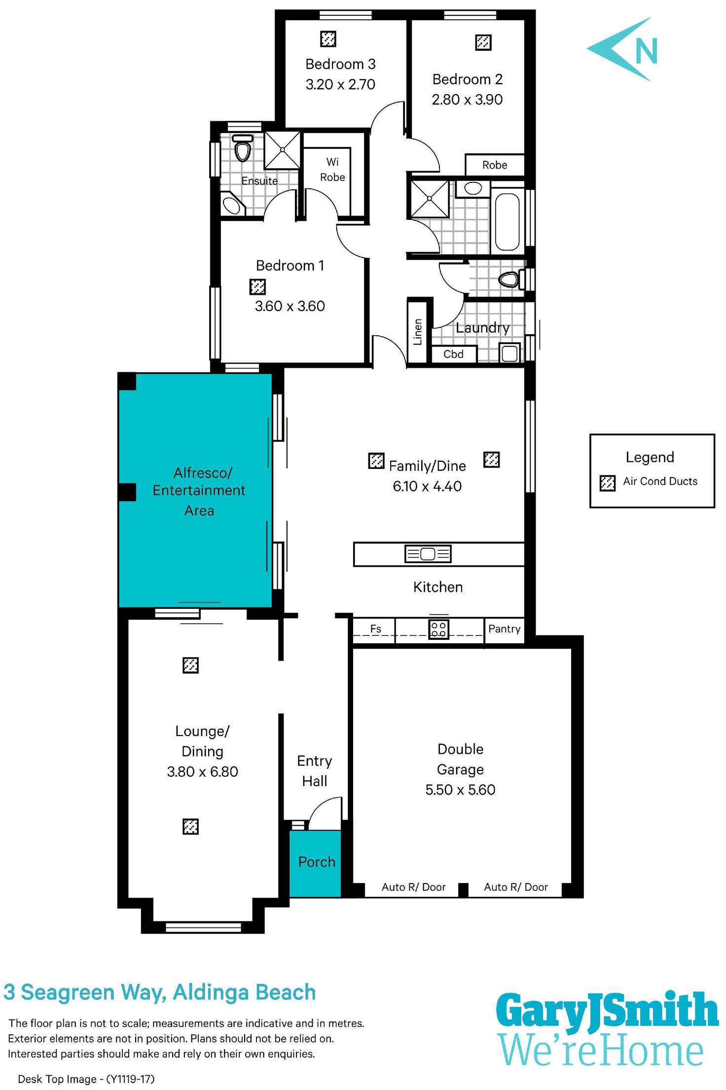 Floorplan of Homely house listing, 3 Seagreen Way, Aldinga Beach SA 5173