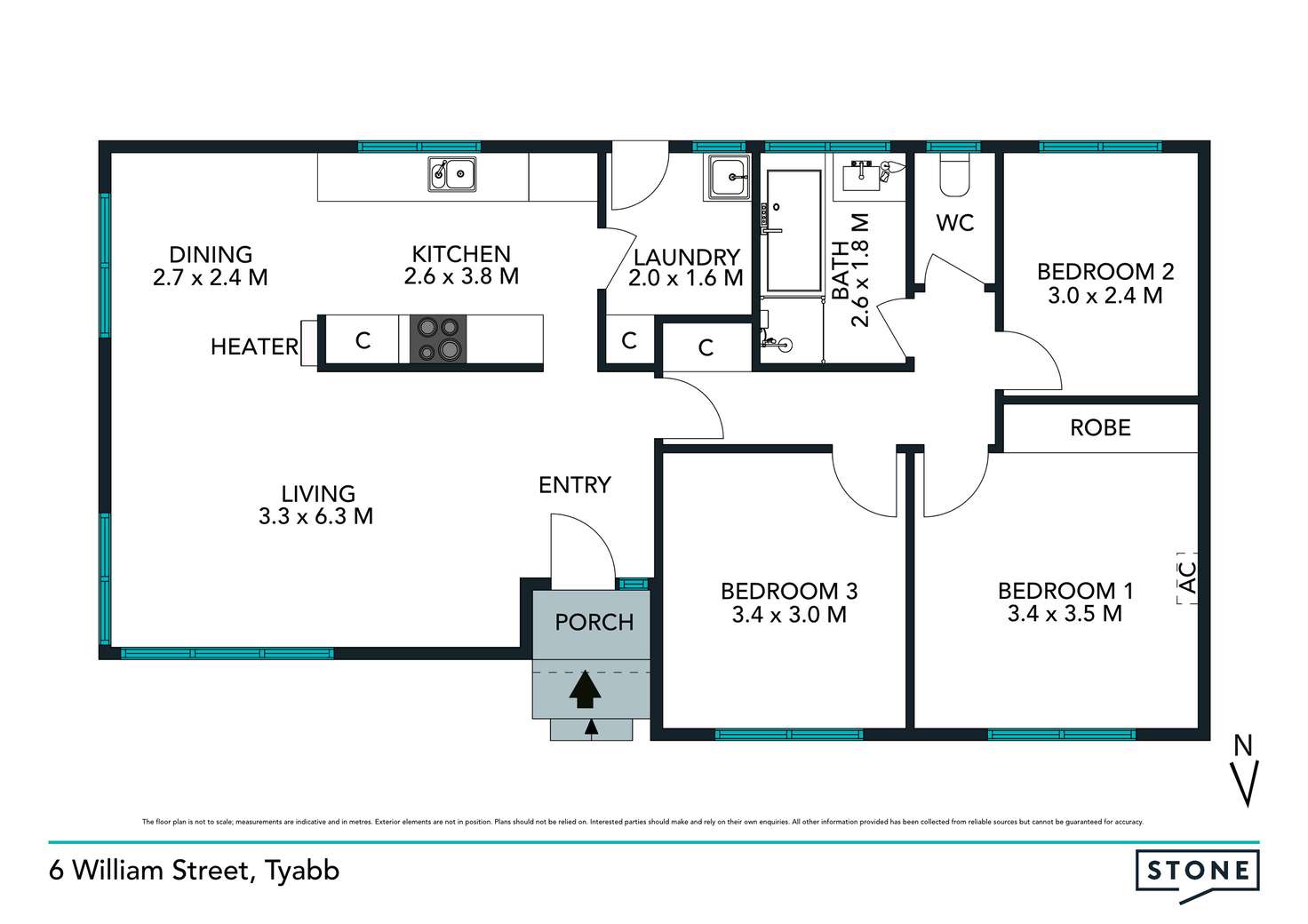 Floorplan of Homely house listing, 6 William Street, Tyabb VIC 3913