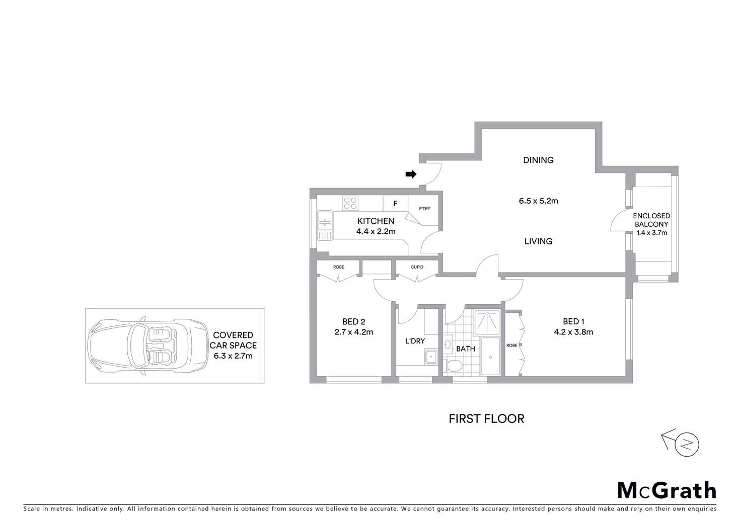 Floorplan of Homely unit listing, 10/24B Forsyth Street, Willoughby NSW 2068