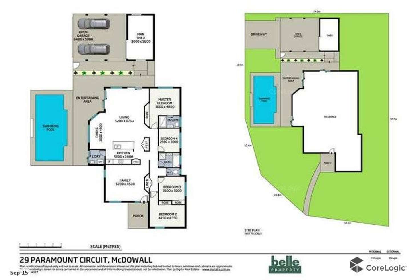 Floorplan of Homely house listing, 29 Paramount Circuit, Mcdowall QLD 4053