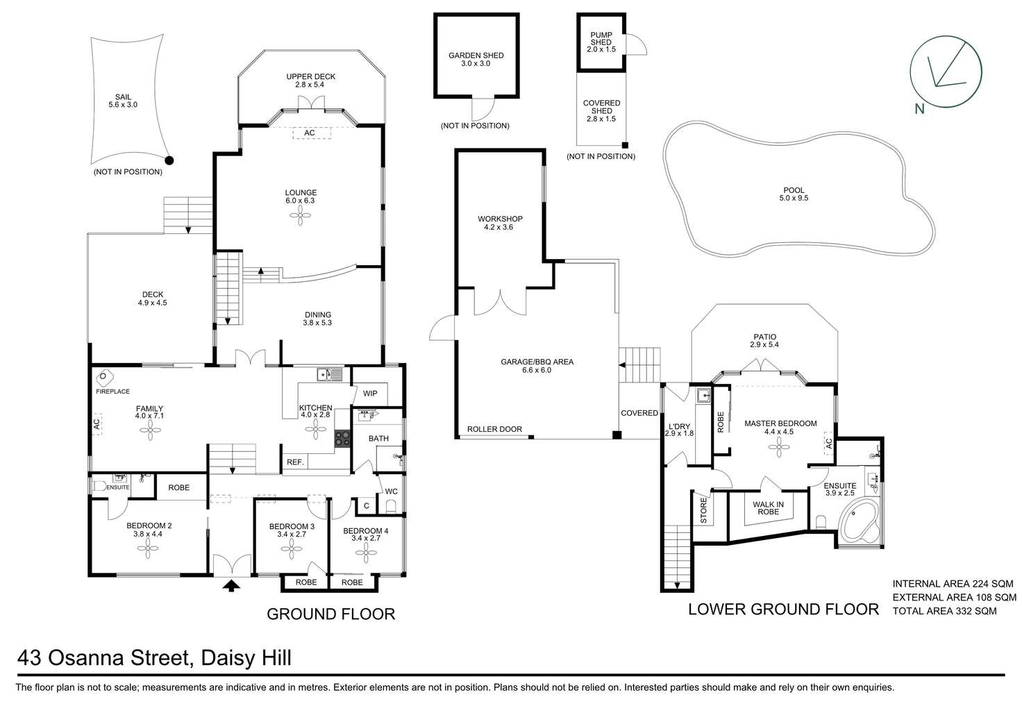 Floorplan of Homely house listing, 43 Osanna Street, Daisy Hill QLD 4127