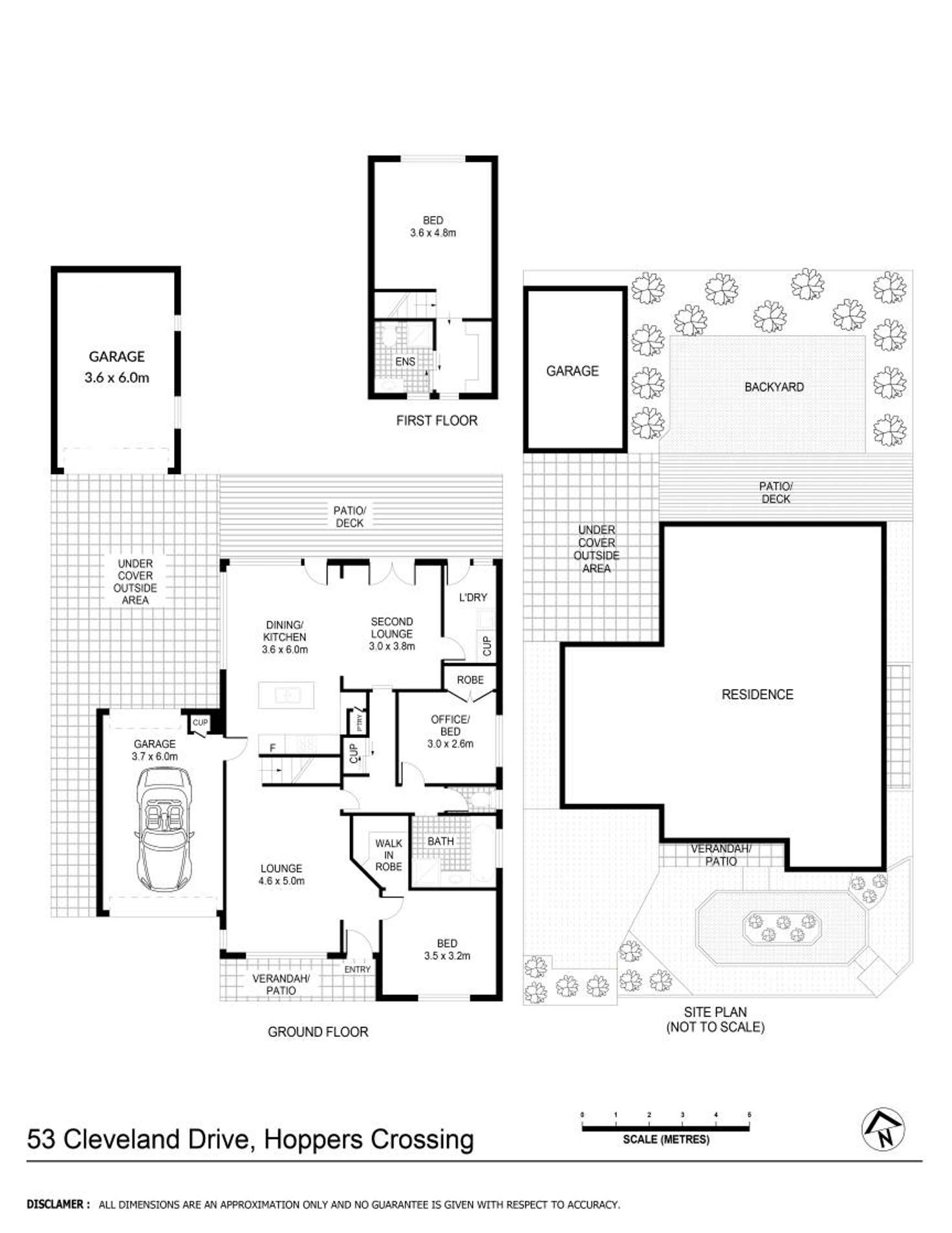 Floorplan of Homely house listing, 53 Cleveland Drive, Hoppers Crossing VIC 3029