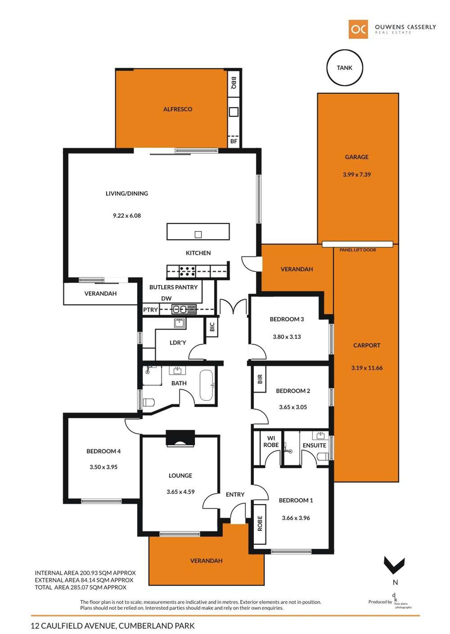 Floorplan of Homely house listing, 12 Caulfield Avenue, Cumberland Park SA 5041