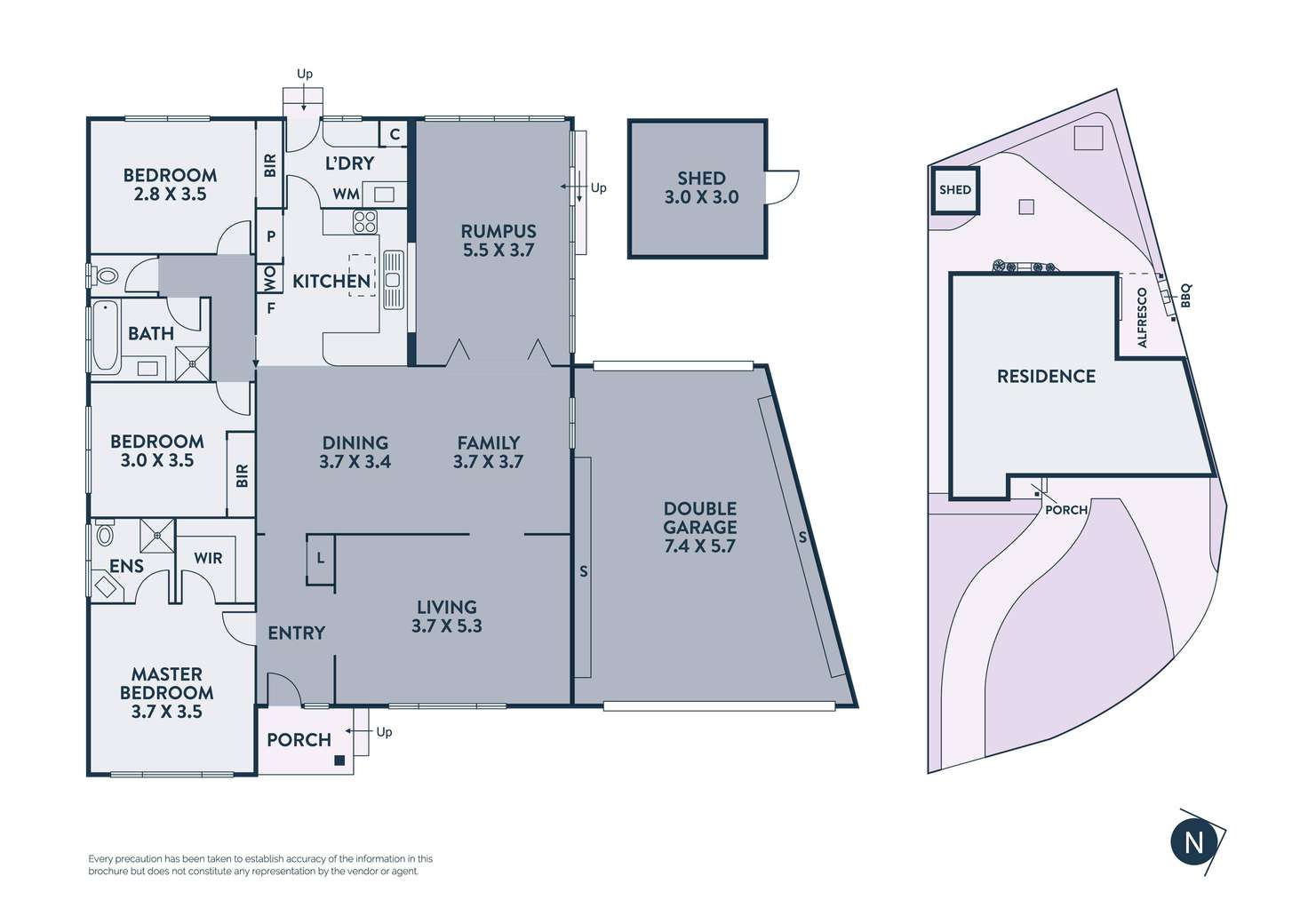 Floorplan of Homely house listing, 2 Asquith Court, Epping VIC 3076