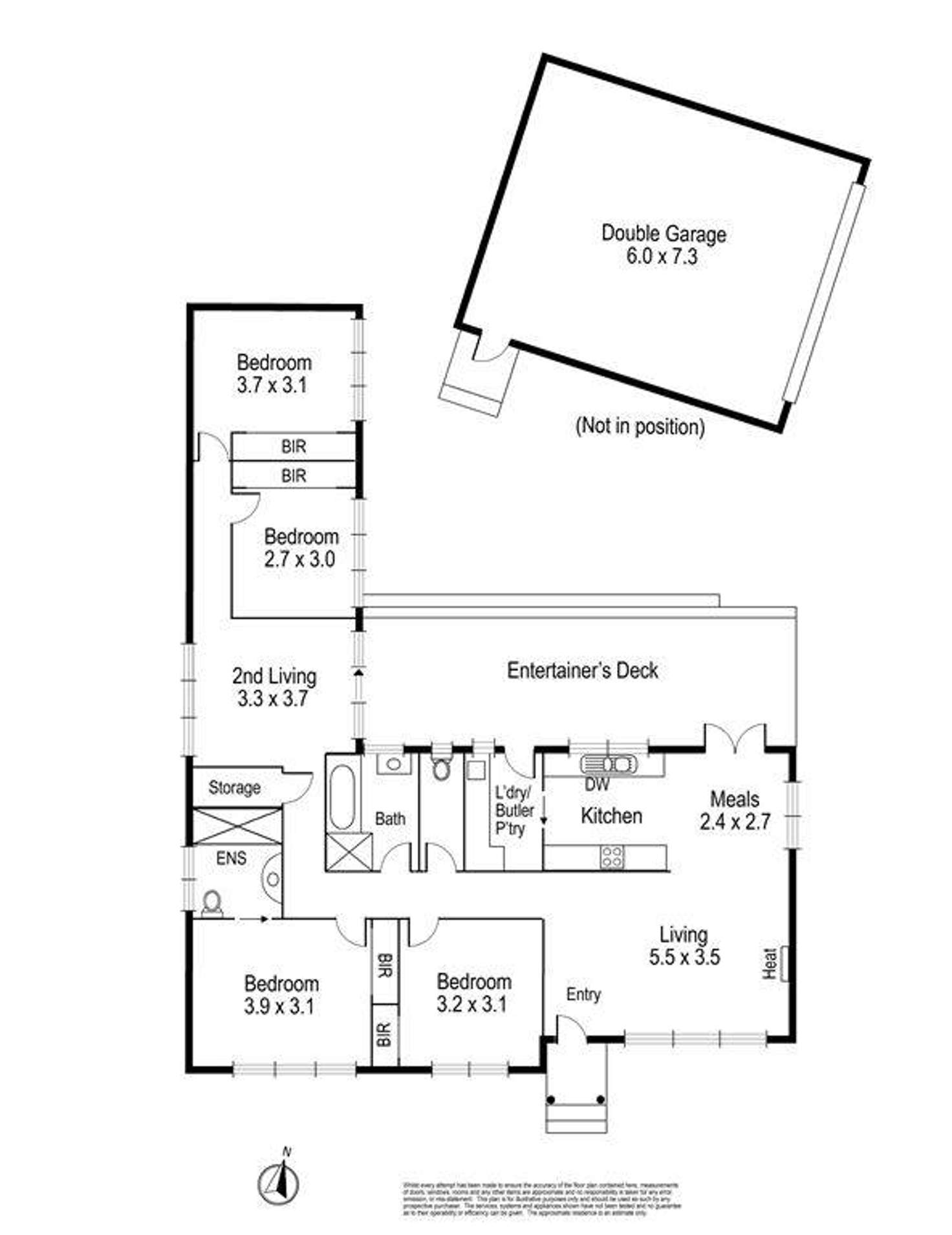 Floorplan of Homely house listing, 2 Gidgee Court, Wantirna South VIC 3152