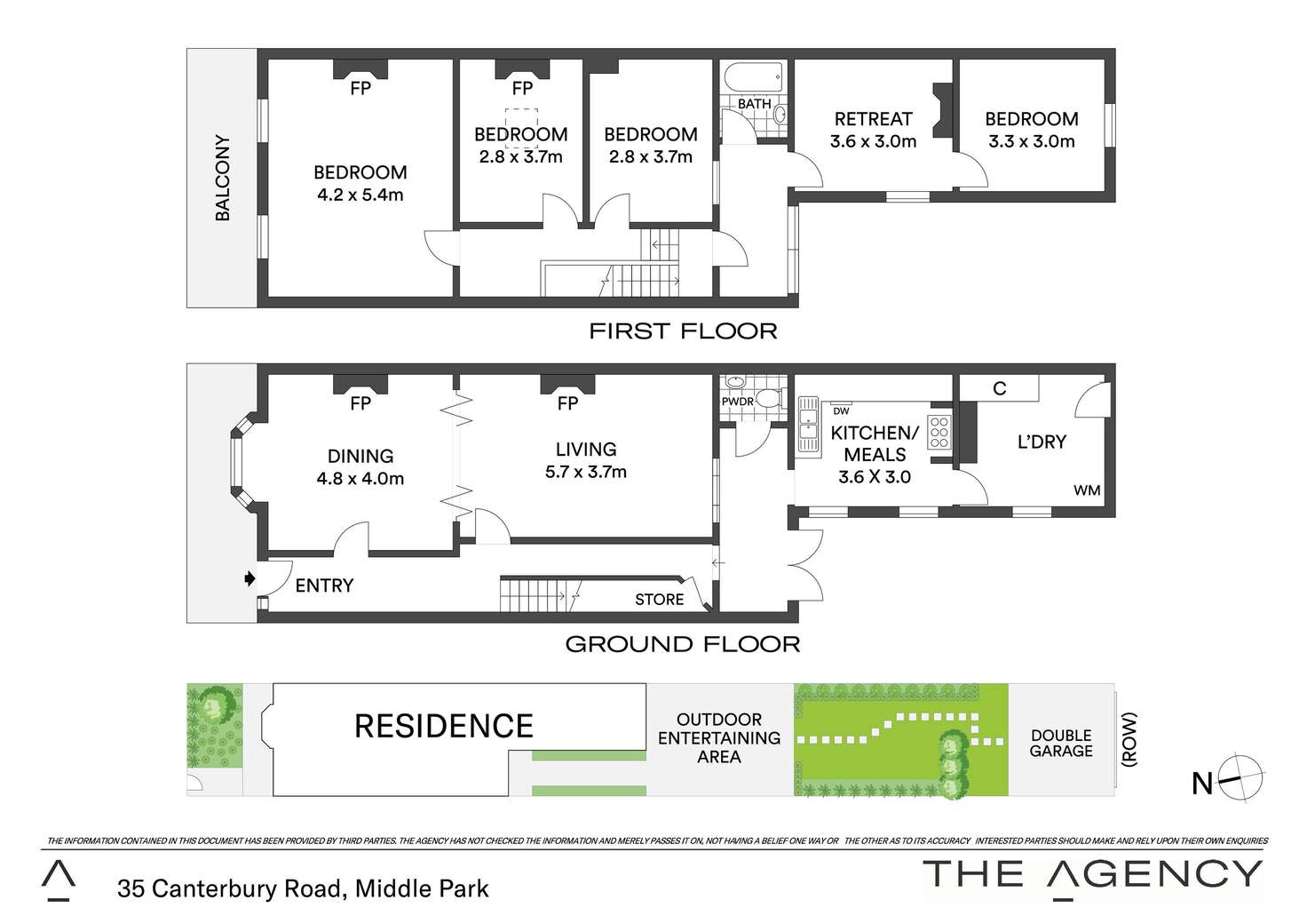 Floorplan of Homely house listing, 35 Canterbury Road, Middle Park VIC 3206