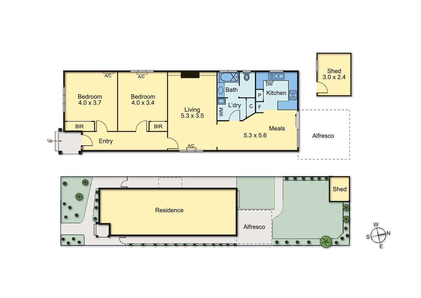 Floorplan of Homely house listing, 57 Mansfield Street, Thornbury VIC 3071