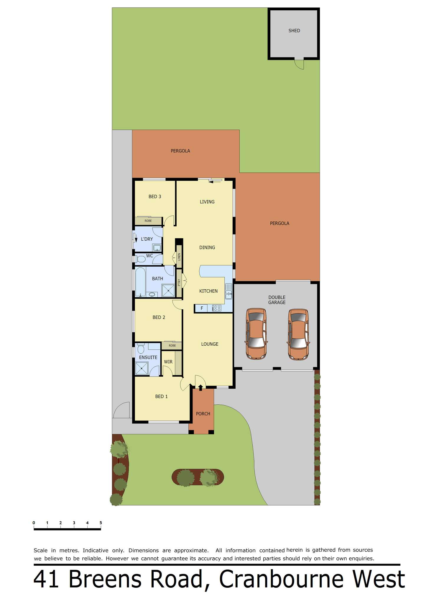 Floorplan of Homely house listing, 41 Breens Road, Cranbourne West VIC 3977