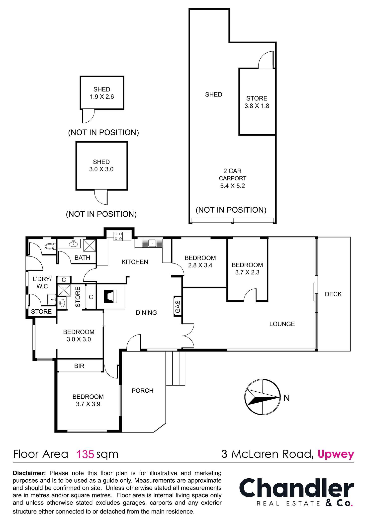 Floorplan of Homely house listing, 3 McLaren Street, Upwey VIC 3158