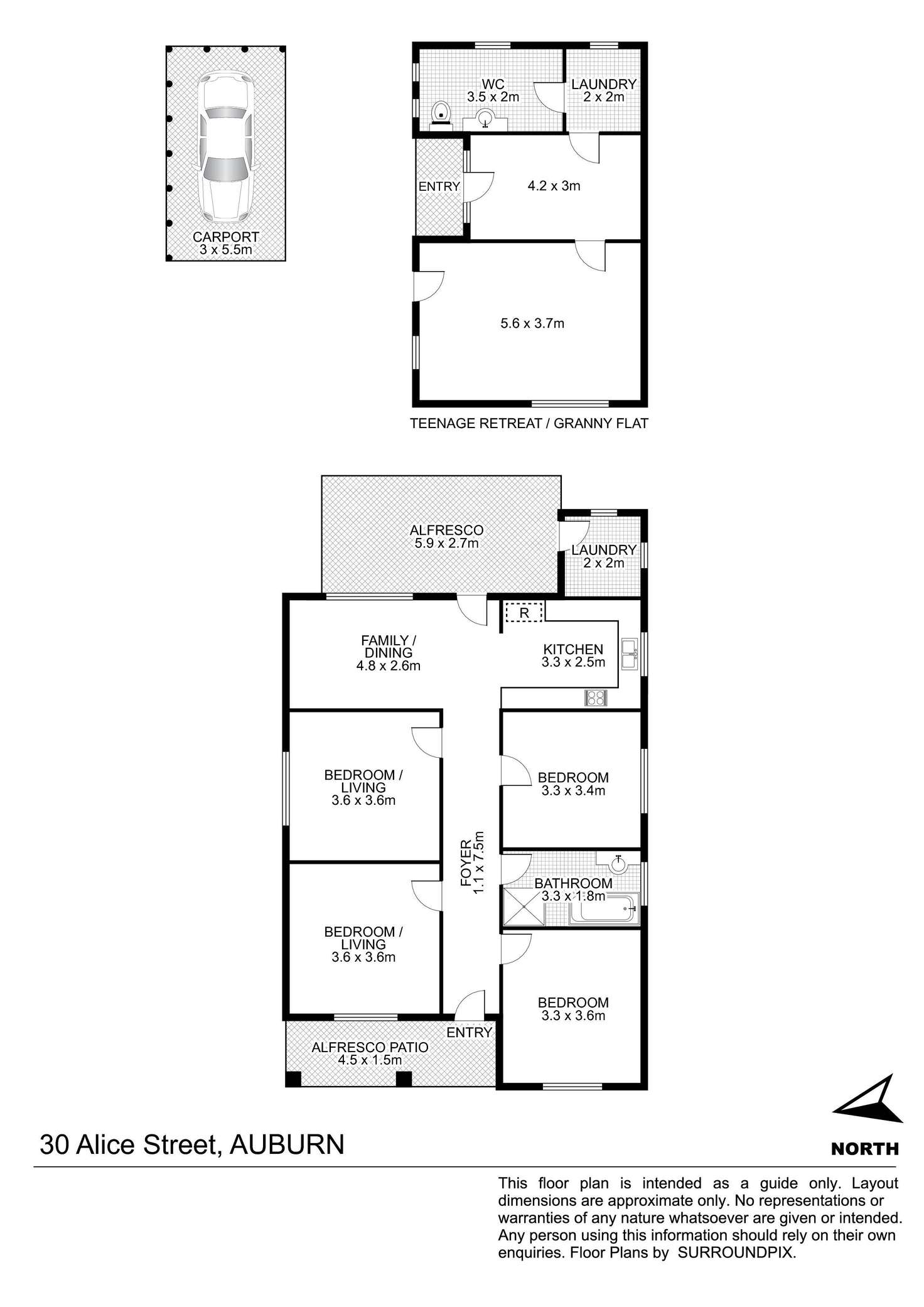 Floorplan of Homely house listing, 30 Alice Street, Auburn NSW 2144