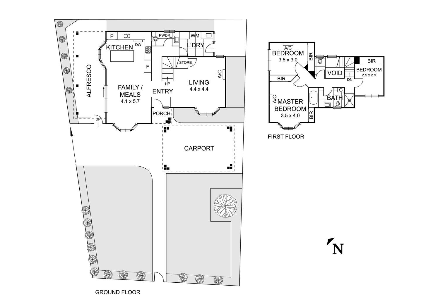 Floorplan of Homely townhouse listing, 2B Ethel Grove, Reservoir VIC 3073