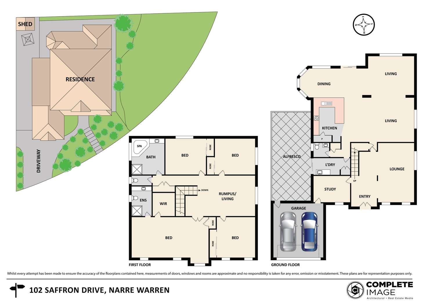 Floorplan of Homely house listing, 102 Saffron Drive, Narre Warren VIC 3805