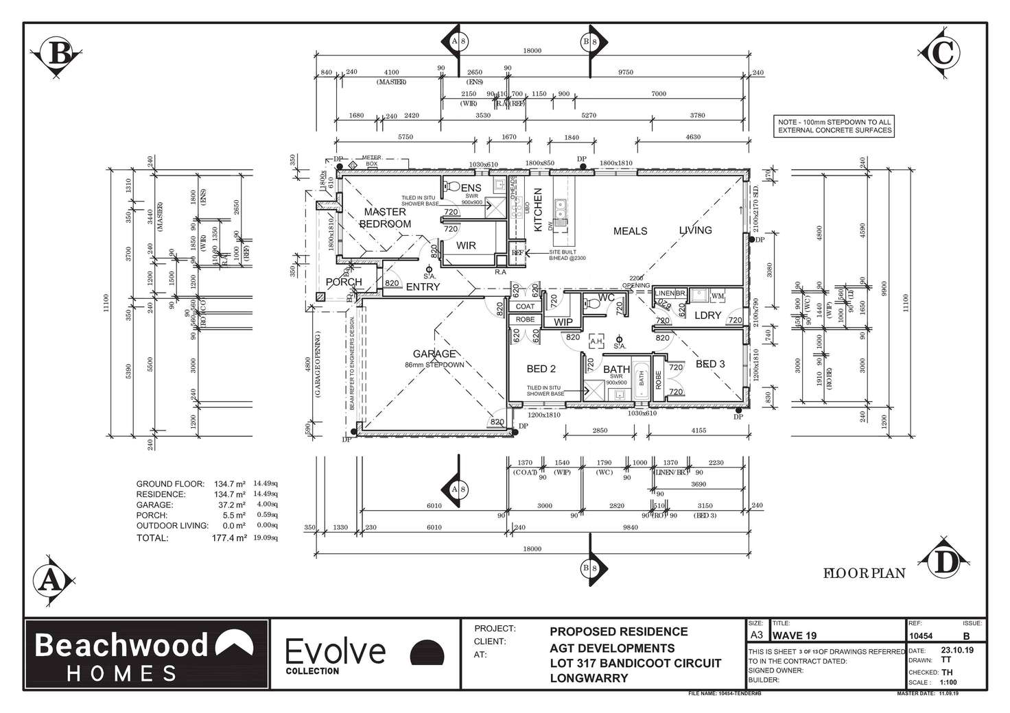 Floorplan of Homely house listing, Lot 317 Bandicoot Circuit, Longwarry VIC 3816