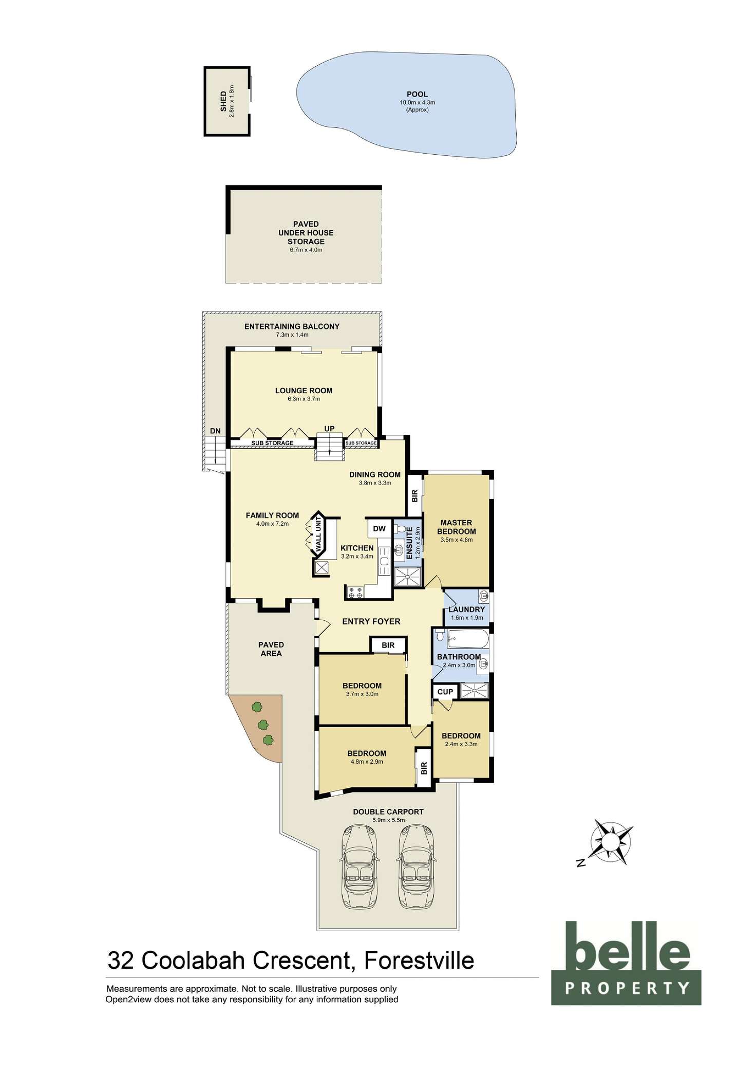 Floorplan of Homely house listing, 32 Coolabah Crescent, Forestville NSW 2087