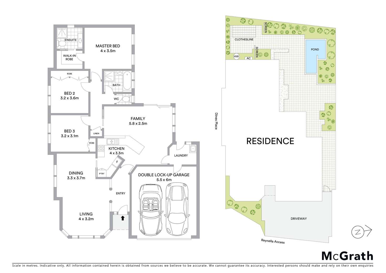 Floorplan of Homely townhouse listing, 1/2 Dines Place, Bruce ACT 2617