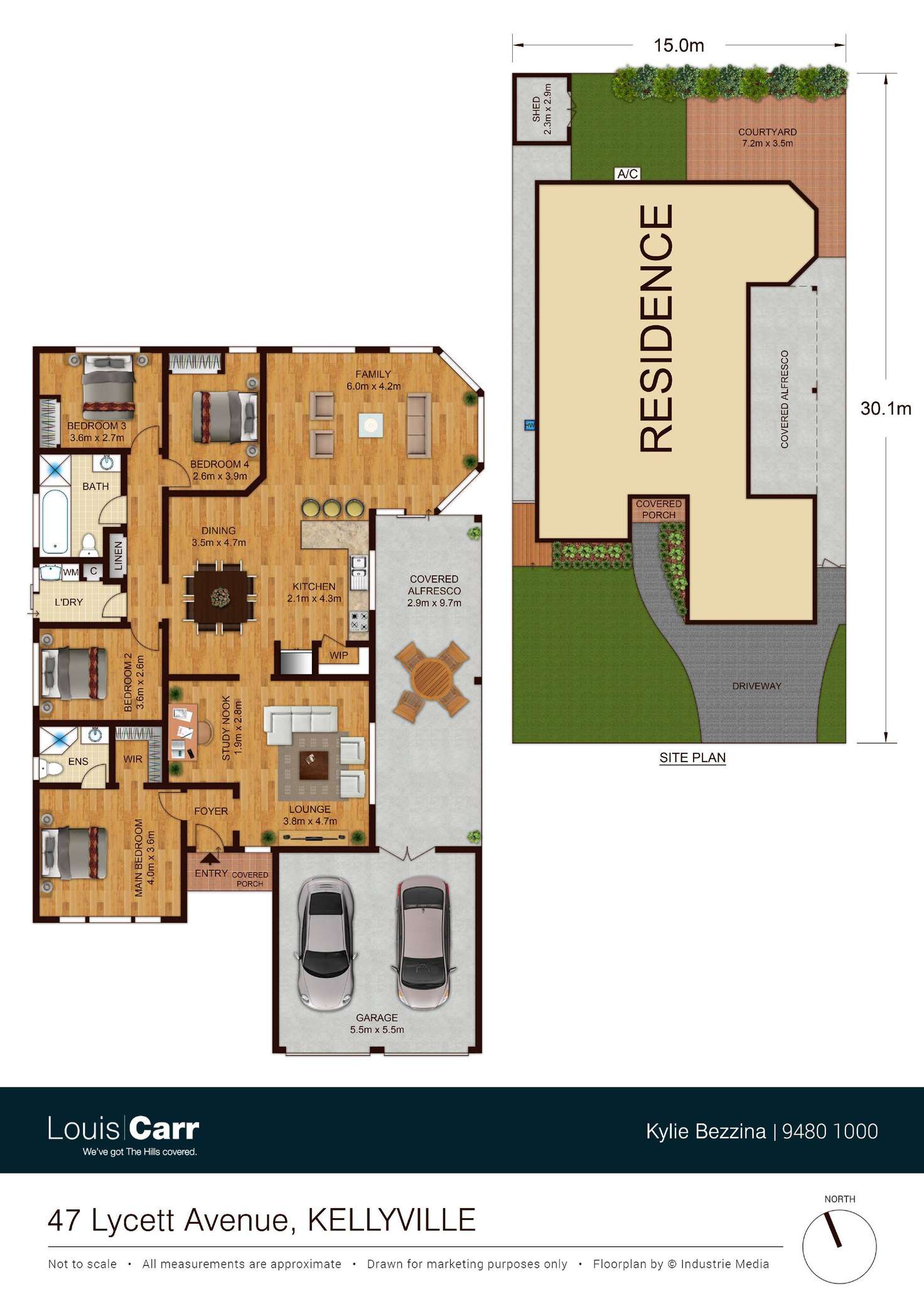 Floorplan of Homely house listing, 47 Lycett Avenue, Kellyville NSW 2155