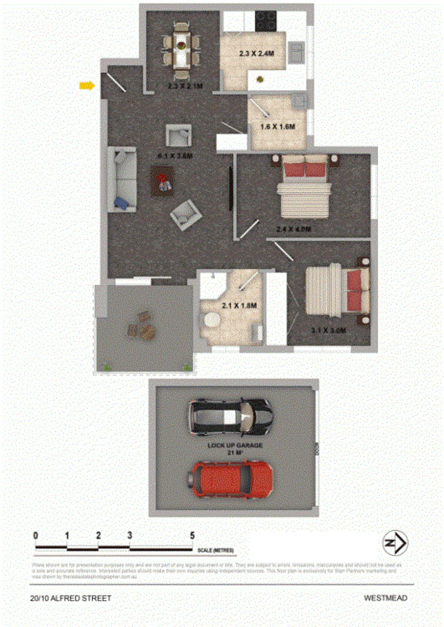 Floorplan of Homely unit listing, 10-12 Alfred Street, Westmead NSW 2145