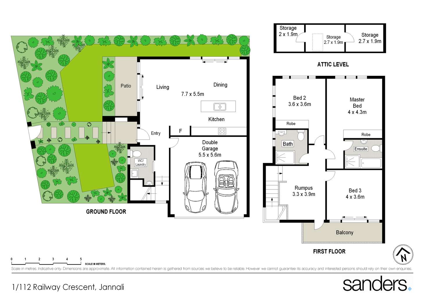 Floorplan of Homely townhouse listing, 1/112 Railway Crescent, Jannali NSW 2226