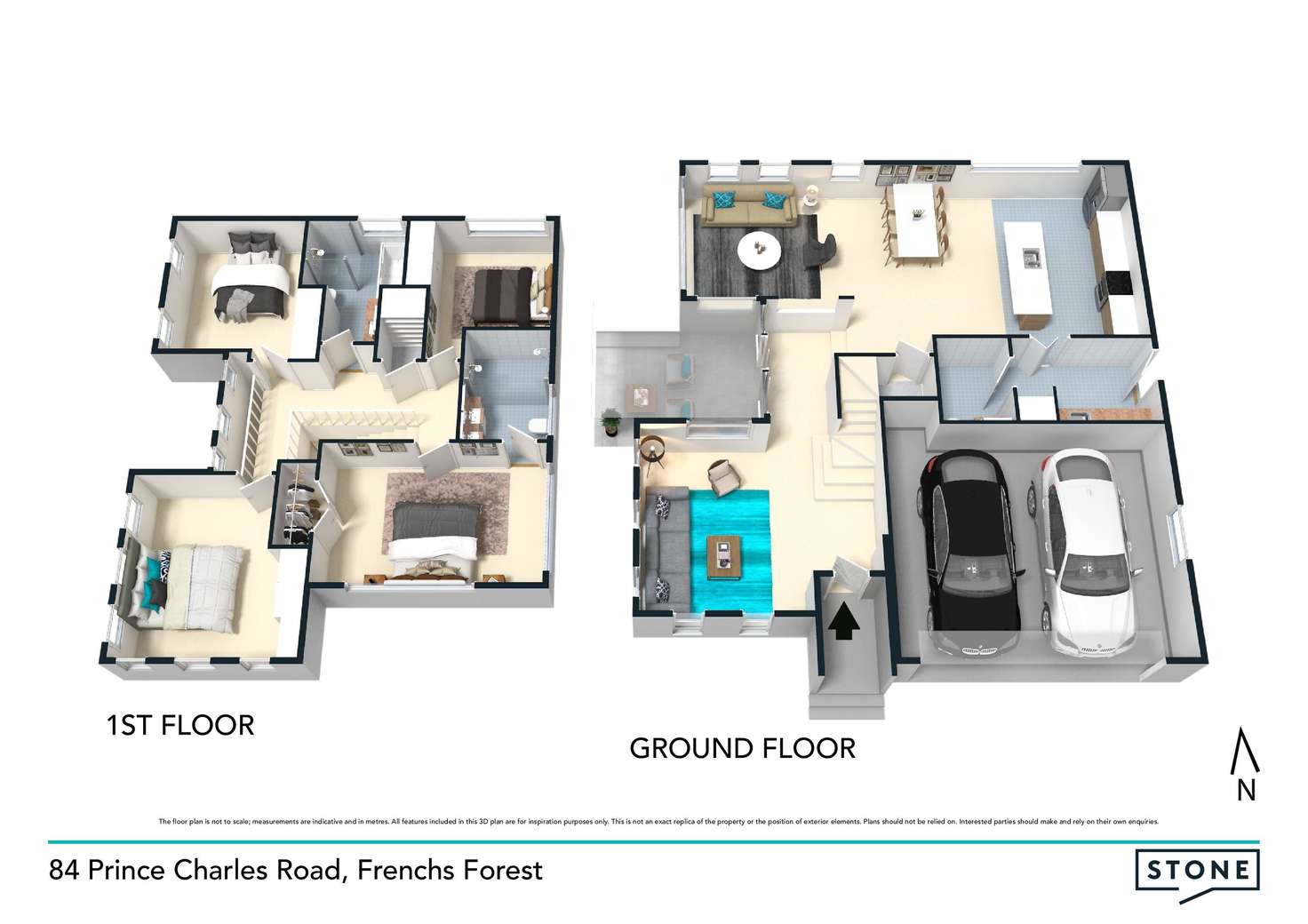 Floorplan of Homely house listing, 84 Prince Charles Road, Frenchs Forest NSW 2086