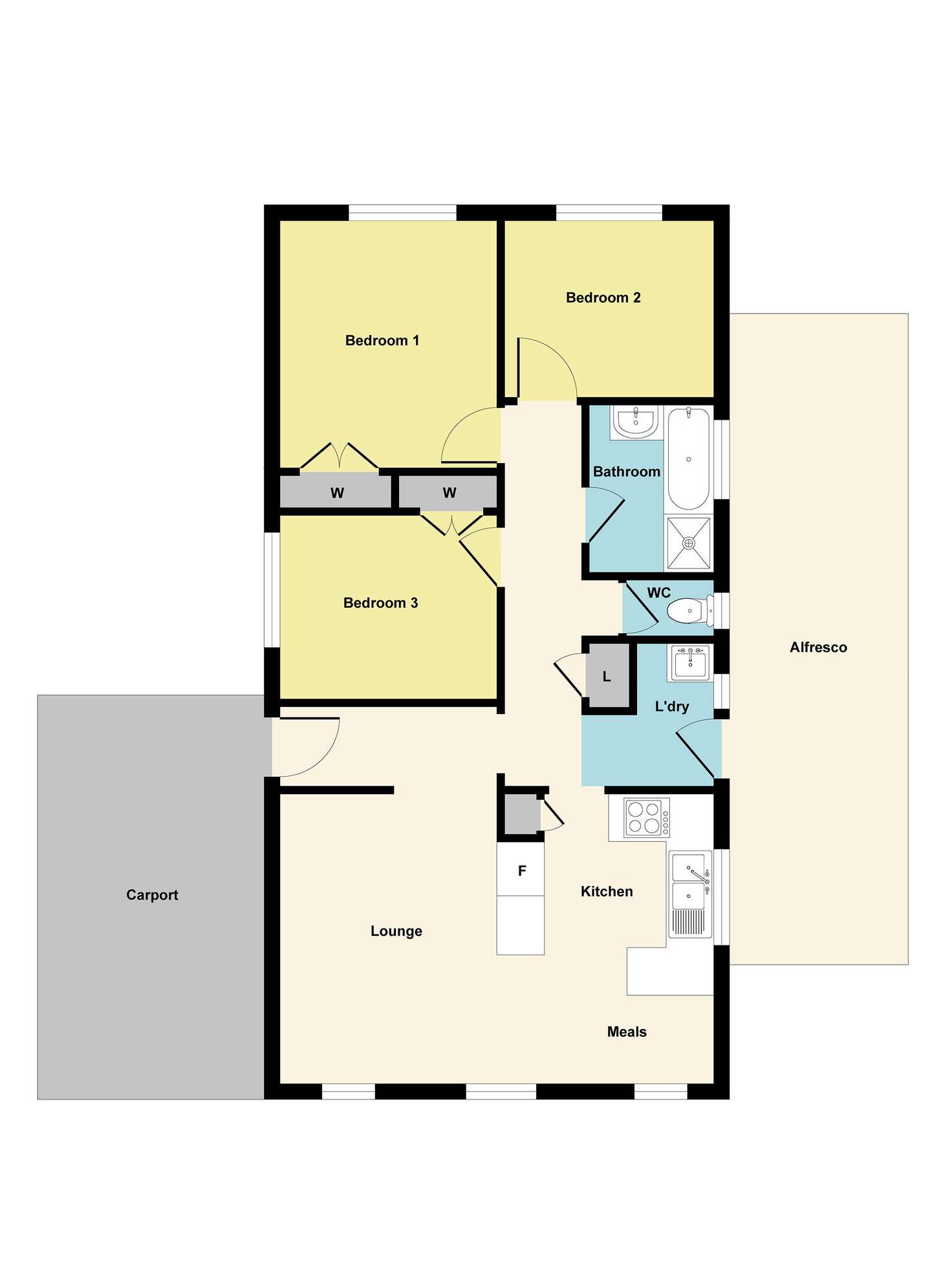 Floorplan of Homely house listing, 130 Learmonth Road, Wendouree VIC 3355